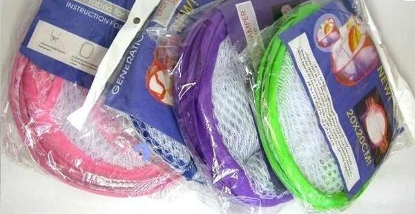 Bundle Monster 4pc Complete Portable Mesh Washing Clothes Laundry