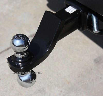 Reciever Double Hitch Ball W/ Hitch Pin &1 7/8 & 2 Ball Mount