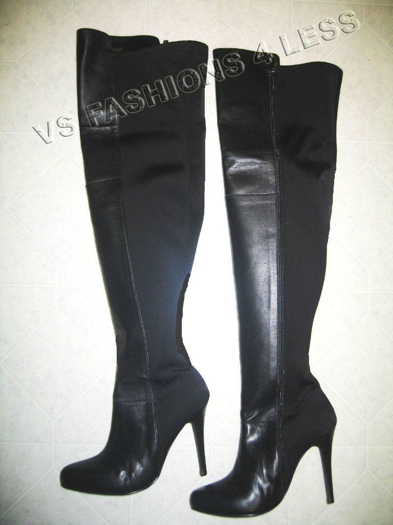 VICTORIAS SECRET COLIN STUART OVER THE KNEE STRETCH BOOT $175