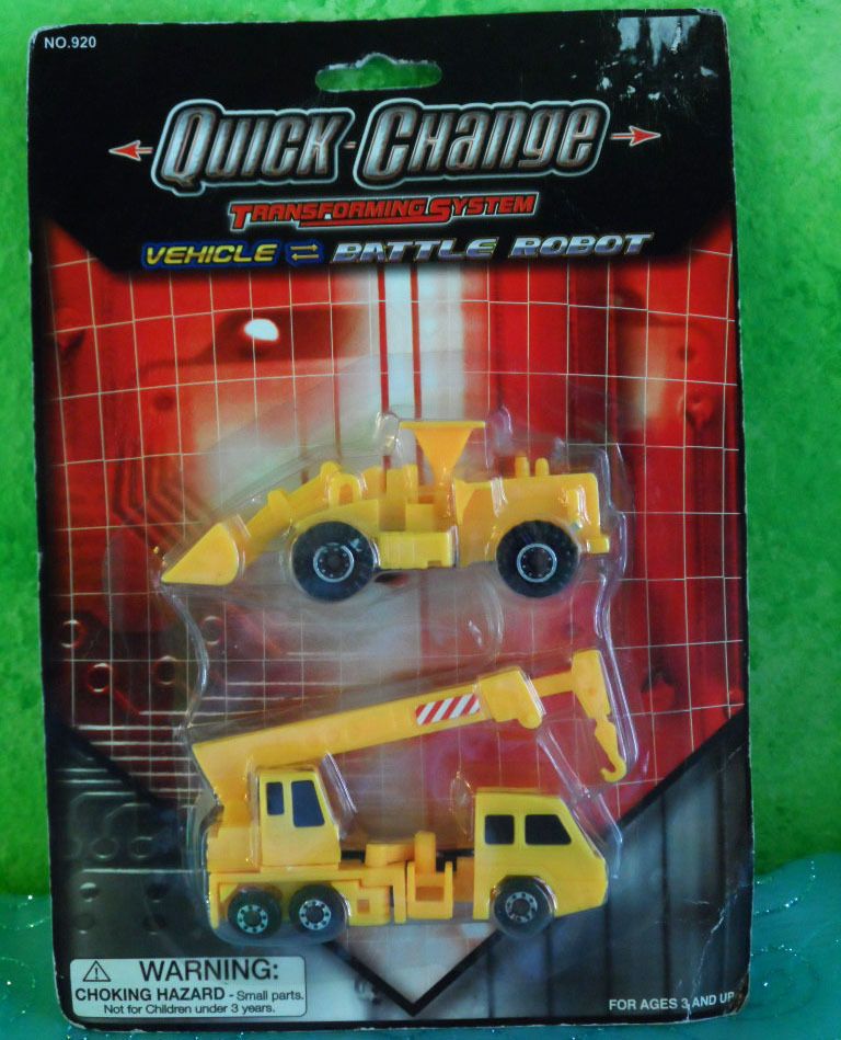 Transforming Robots 4 CONSTRUCTION VEHICLE SET Kitbash Custom lot