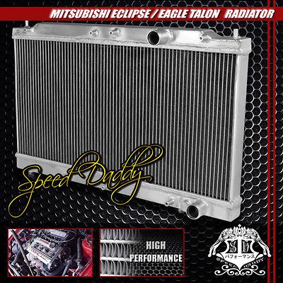 DUAL CORE FULL ALUMINUM RACE 2ROW COOLING RADIATOR 90 94 MIT ECLIPSE