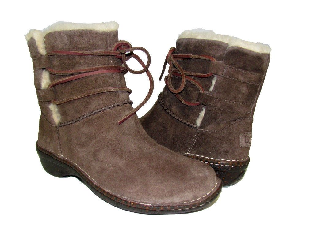 Ugg Caspia 3335 Suede Espresso Brown Womens Boot COVE