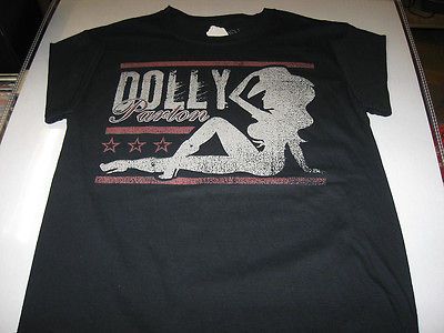 DOLLY PARTON profile T SHIRT mens M medium BLACK new