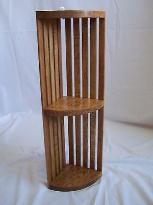 Corner Shelves   Oak or Cherry Wood