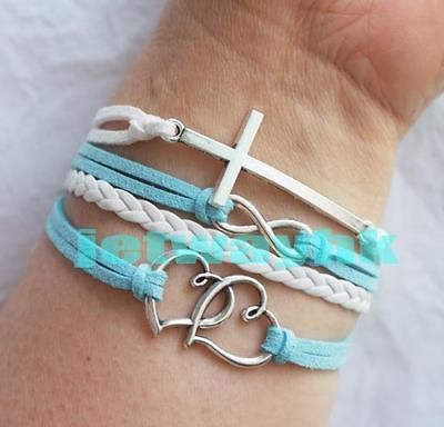 cross bracelet leather