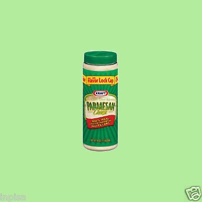 KRAFT GRATED PARMESAN CHEESE 2 x 24 oz CONTAINER