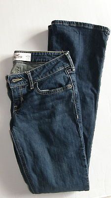 GIRLS HOLLISTER JEANS BOOT CUT SIZE 0S 0 24 31 WORE ONCE SUPER NICE