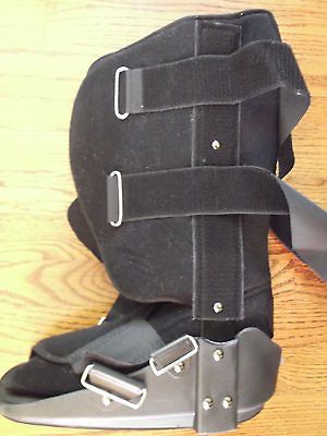 Bird & Cronin Anklizer II fixed ankle foot boot brace walker velcro M