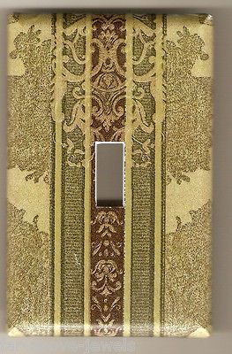 Light Switch Plate & Outlet Covers CROSCILL TOWNHOUSE GOLD WITH