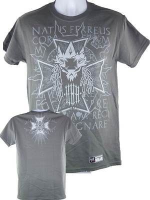 Triple H Iron Wrath WWE Authentic Gray T shirt NEW