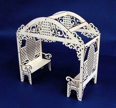 VICTORIAN DOLLHOUSE HOUSE ARBOR KIT 1 SCALE