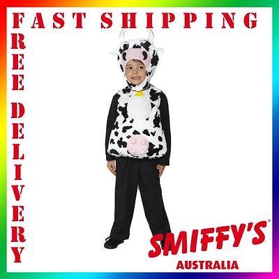 Kids Moo Cow Tabard Farm Animal Smiffys Fancy Dress Costume