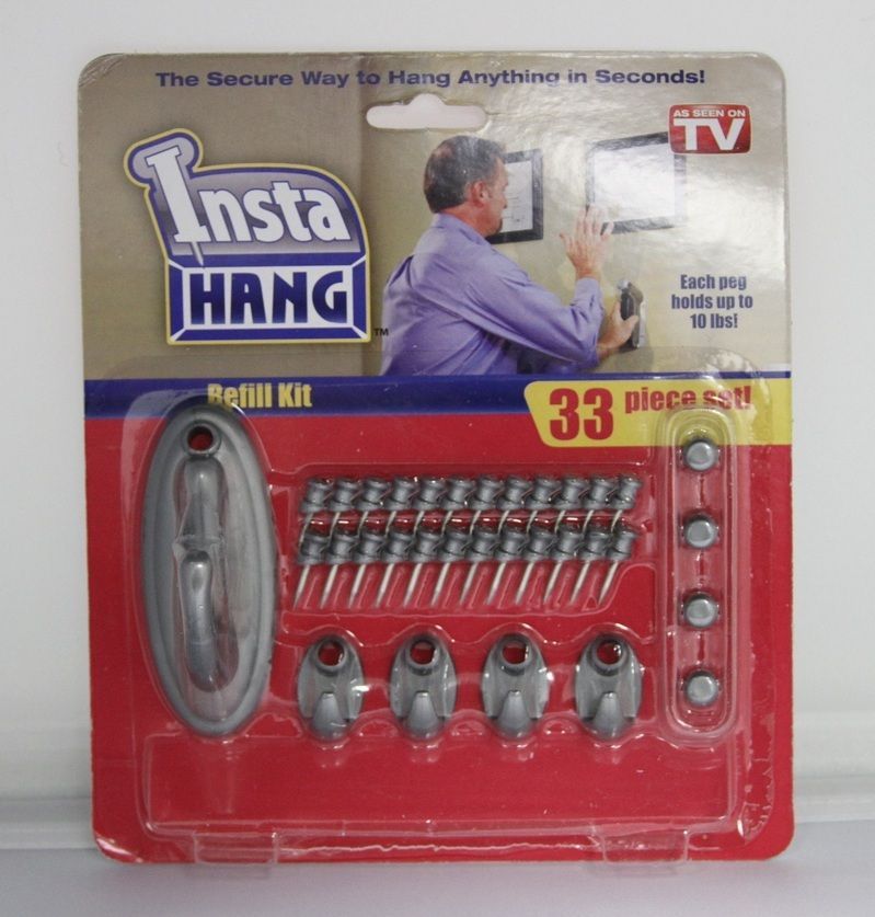 Refill InstaHang Picture Hanger As Seen On TV Insta Hang Drywall