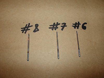 Set of 3 Short The Speedy Stitcher Sewing Awl Needles #8,#7,#6 Made in