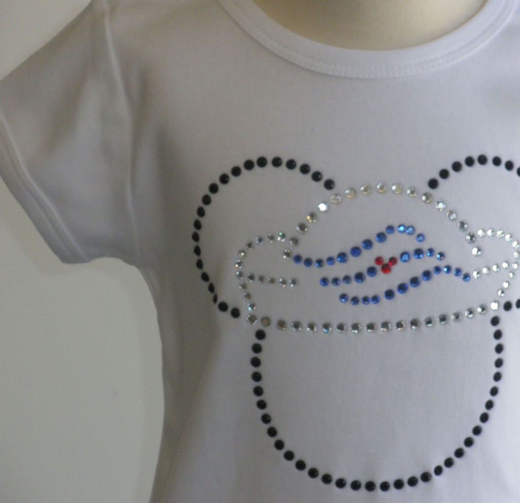 4T 5T 6/6X 8 10 12 DISNEY CRUISE hot fix rhinestone Mickey Mouse t