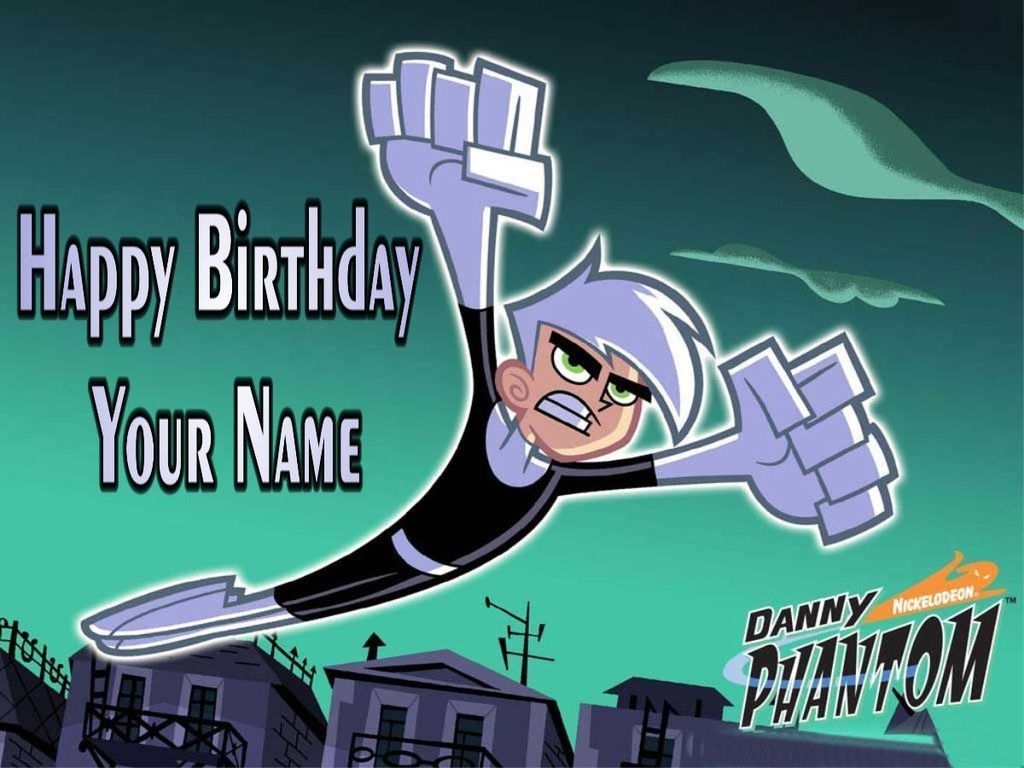 DANNY PHANTOM   7   Edible Photo Cake Topper   Personalized   $3