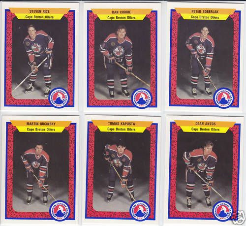 1991 92 Cape Breton Oilers Dean Antos