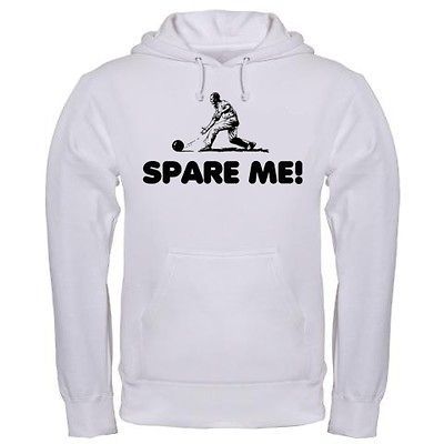 SPARE ME BOWLING BOWL BOWLER PINS BALL LEBOWSKI FUNNY NERD GEEK hoodie