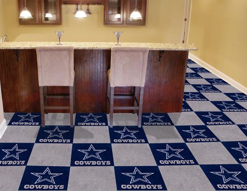 DALLAS COWBOYS CARPET TILES 18 X 18