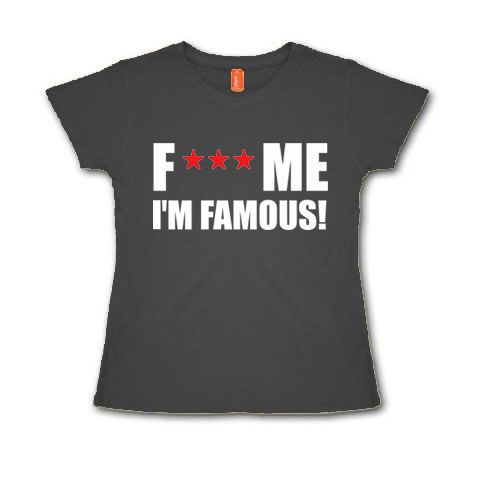 WOMENS LADIES DAVID GUETTA F*** ME IM FAMOUS T SHIRT