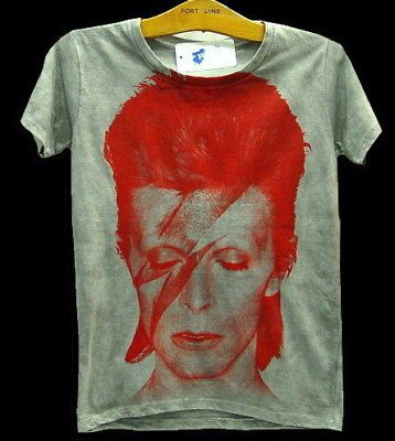 David Bowie ZIGGY STARDUST VTG Punk Rock Tank T Shirt S