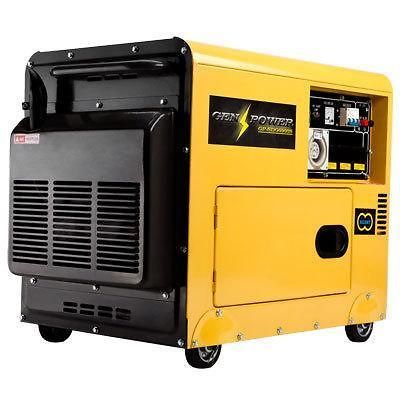 New Diesel Generator 8KVA Remote Control Clean Quiet Industral