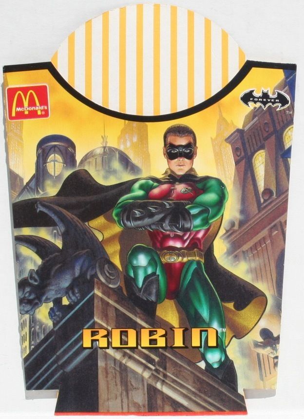 Forever 1995 Robin Chris ODonnell McDonalds French Fries Container