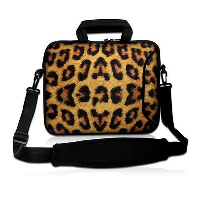 15 Leopard Print Laptop Shoulder Bag Case For 15.6 Dell Inspiron