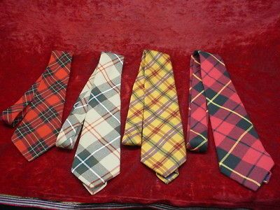 LOT OF 4 NEW GAP CAMOUFLAGE NEW REPUBLIC BOTANY MILLS Tartan Plaid