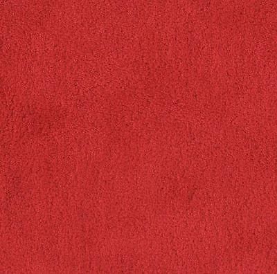 RED DOUBLE SIDED MINKY FLEECE FABRIC $8.99/YARD