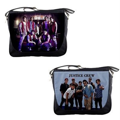 Justice Crew Messenger Bag Shoulder Bag Satchel Schoolbag 2 Designs