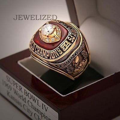 1969 Kansas City Chiefs Dawson NFL Super Bowl Championship Ring