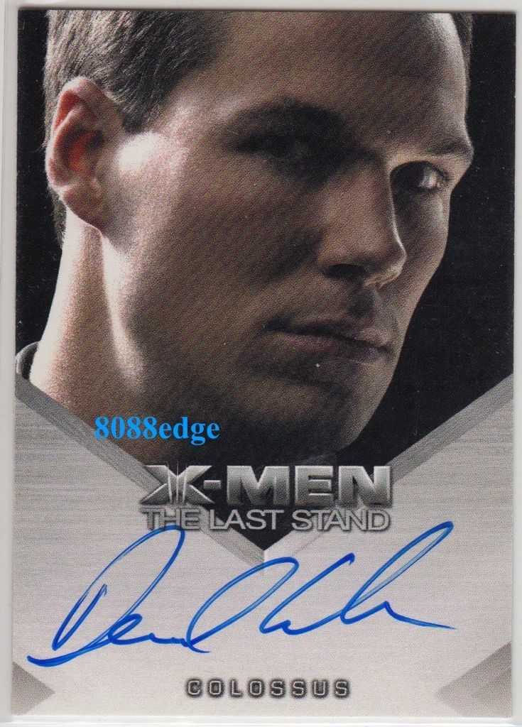 MEN THE LAST STAND AUTO DANIEL CUDMORE as COLOSSUS AUTOGRAPH