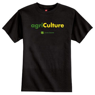 NEW Black John Deere AgriCulture T Shirts Sizes M L XL 2X 3X
