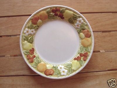 Metlox Della Robia salad plate (s) Vernon Ware California yellow FREE