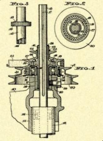 DELTA ROCKWELL Drill Press Quill 1935 US Patent_W204