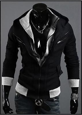 New Assassins Creed 3 Desmond Miles Hoodie Costume Coat Jacket