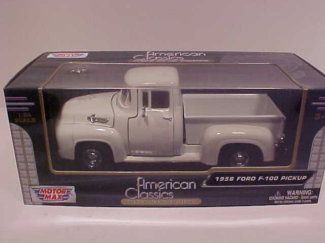 1956 FORD PICKUP TRUCK F 100 Diecast Model Replica 1/24 Motormax BOX