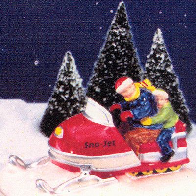 DEPT 56 SNOW VILLAGE SNO JET SNOWMOBILE RETIRED #51594