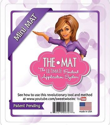 THE Mini MAT   Food Safe Fondant Mat To Make a Fondant Cake, by Sweet