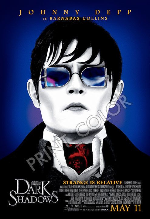 JOHNNY DEPP   DARK SHADOWS POSTER   24 x 36