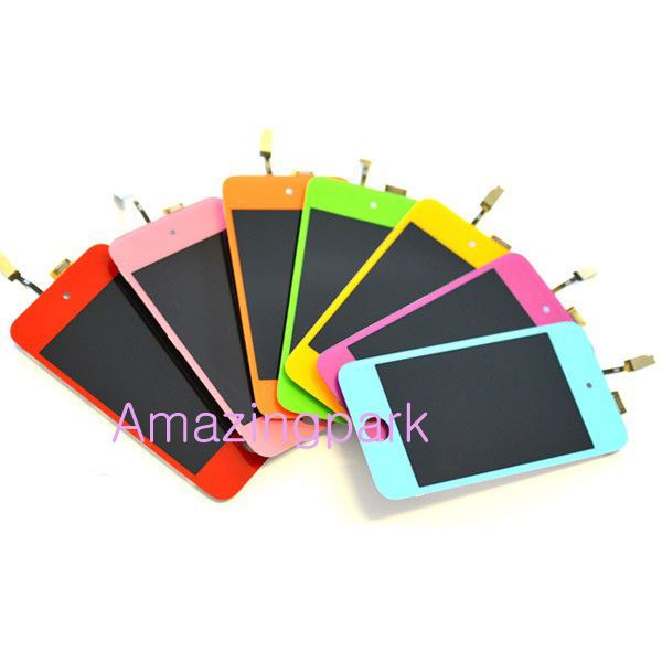 New 9 Colorful iPod Touch 4G LCD Digitizer Screen Assembly for 4th Gen