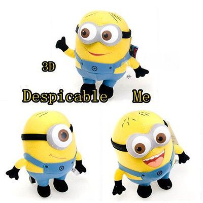 Newly listed Despicable Me 3D Minion DAVE JORGE STEART Plush Doll Toy