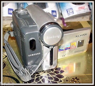 SAMSUNG DIGITAL CAM MINI DV SC D382 34X CAMCORDER + ACCESSORIES IN