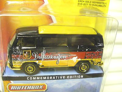 MATCHBOX 2012 60TH ANNIVERSARY SUPERFAST #16 VW VOLKSWAGEN T2 BUS NU