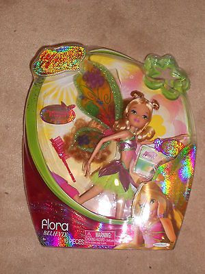 NEW, WINX CLUB DOLL, FLORA BELIEVIX, VHTF, JAKKS PACIFIC