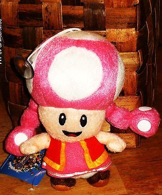 TOADETTE~SUPER MARIO BROS~TOY~7~QU ALITY PLUSH DOLL~GIFT~NWT ~NEXT