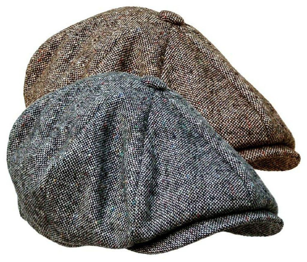 Gatsby Newsboy Cap Men Ivy Hat Golf Driving Flat Cabbie Brown Gray