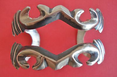 American Navajo Sterling Sand Cast Cuff / Bracelet by Frances Jones