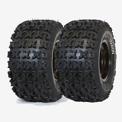 PAIR (2) TRAXION RACE X REAR TIRES 20x11 9 YAMAHA RAPTOR 250 350 660